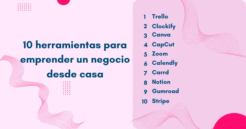 10 herramientas para emprender un negocio desde casa